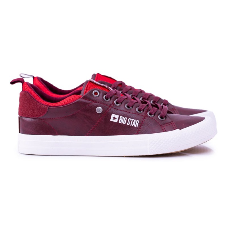 Tênis Borgonha masculino Big Star BB174011 vermelho