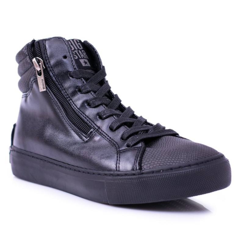 Tênis alto preto feminino Big Star BB274728