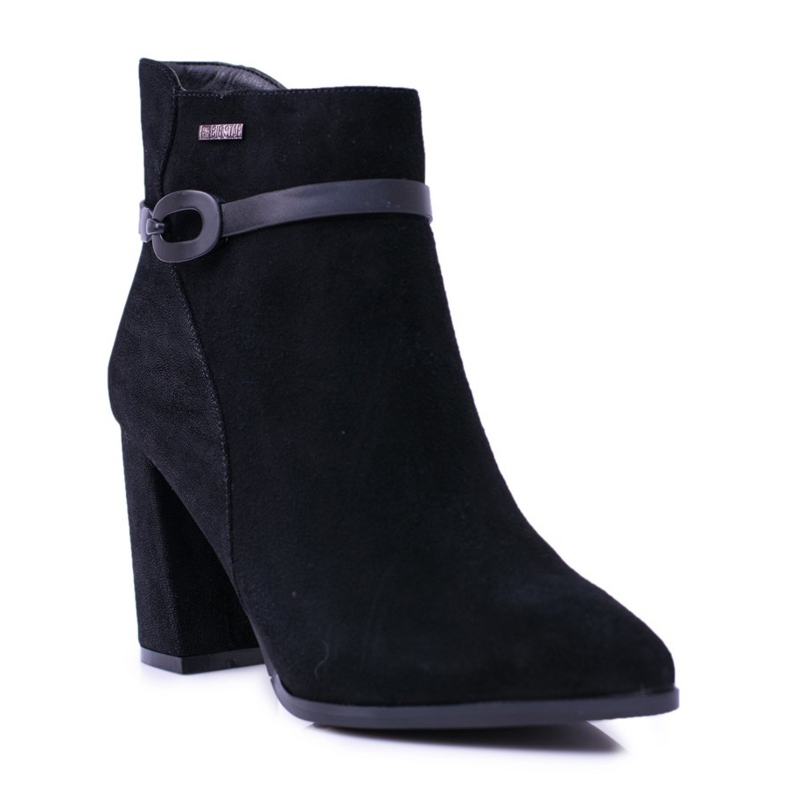Botas de tornozelo de camurça preta Big Star BB274383 preto