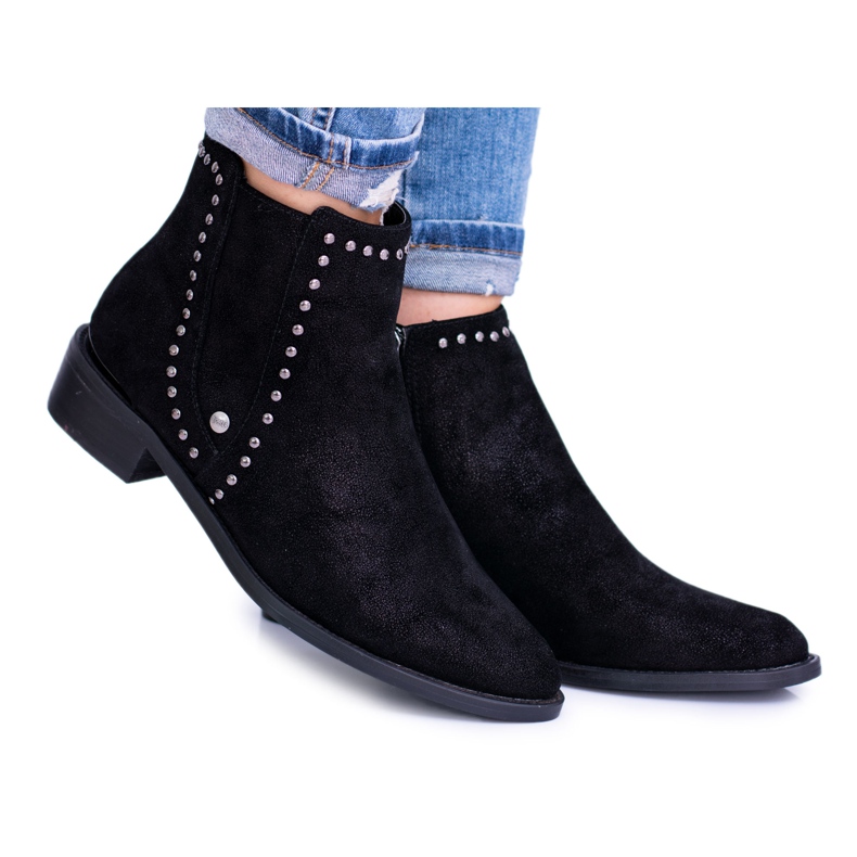 Botas Jodhpur Big Star Black Femininas BB274529 preto