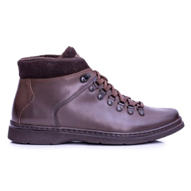 Botas quentes masculinas Neex Couro Marrom Botas Timmo