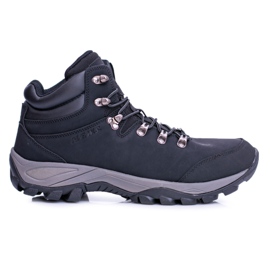 EVE Sapatos quentes de trekking masculino preto Jax EVE Sapatos quentes de trekking masculino preto Jax