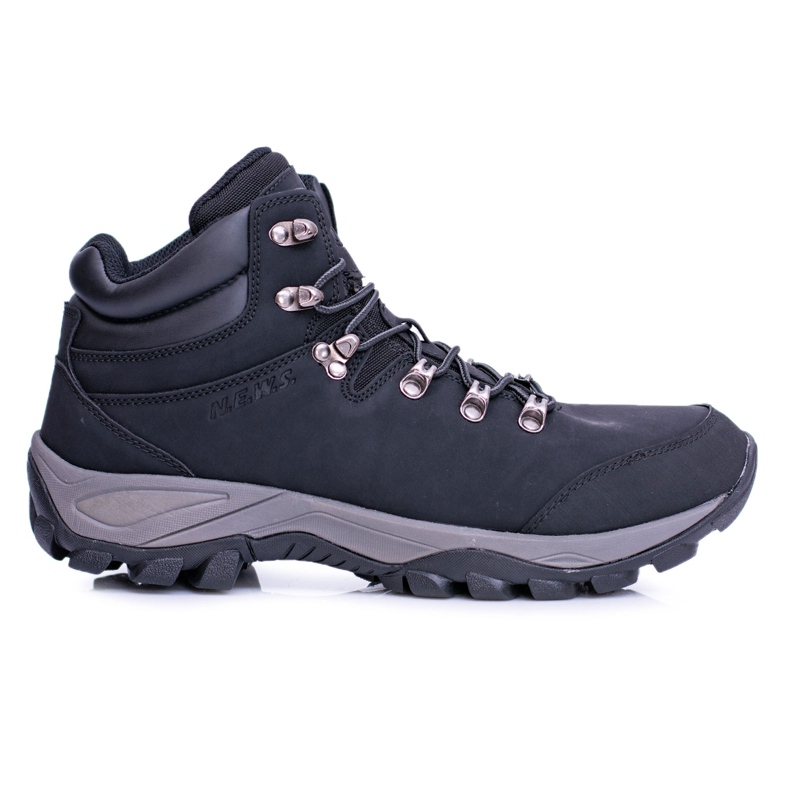 EVE Sapatos quentes de trekking masculino preto Jax