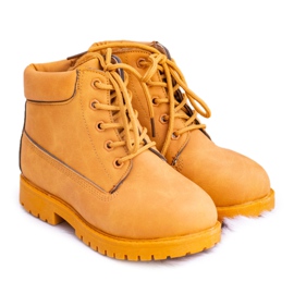 FRROCK Botas infantis para caçadores de calor Camel Dexter castanho