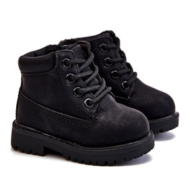 FRROCK Botas Dexter Infantil Preto Aquecido Trappers