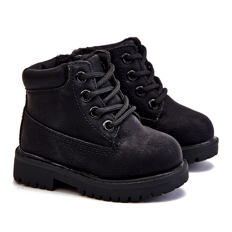 FRROCK Botas Dexter Infantil Preto Aquecido Trappers