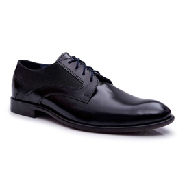 Bednarek Polish Shoes Mens Bednarek sapatos couro elegante formal preto Midas