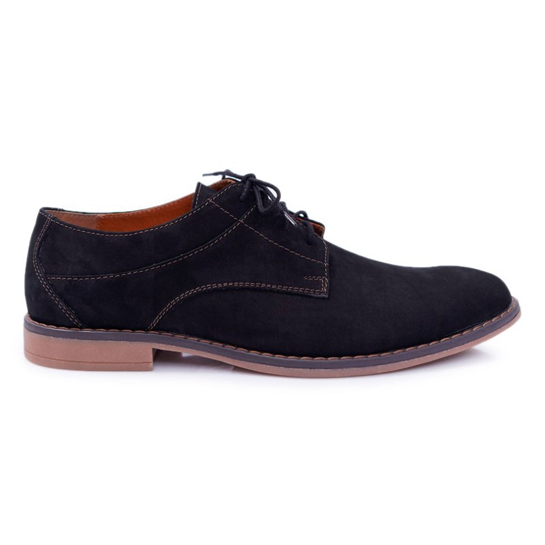 Bednarek Polish Shoes Brogues Masculino - Bednarek Nubuck Black Atletos preto