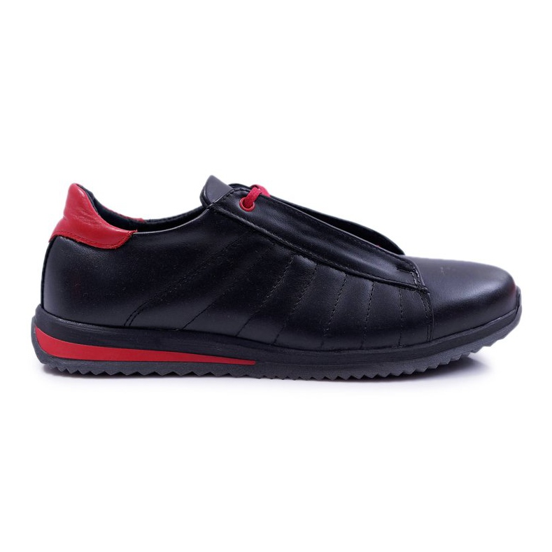 Bednarek Polish Shoes Masculino Brogues Bednarek Sport Couro Preto Geos