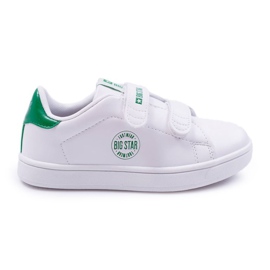 Big Star Tênis infantil estrela grande com velcro branco DD374029 Big Star Tênis infantil estrela grande com velcro branco DD374029