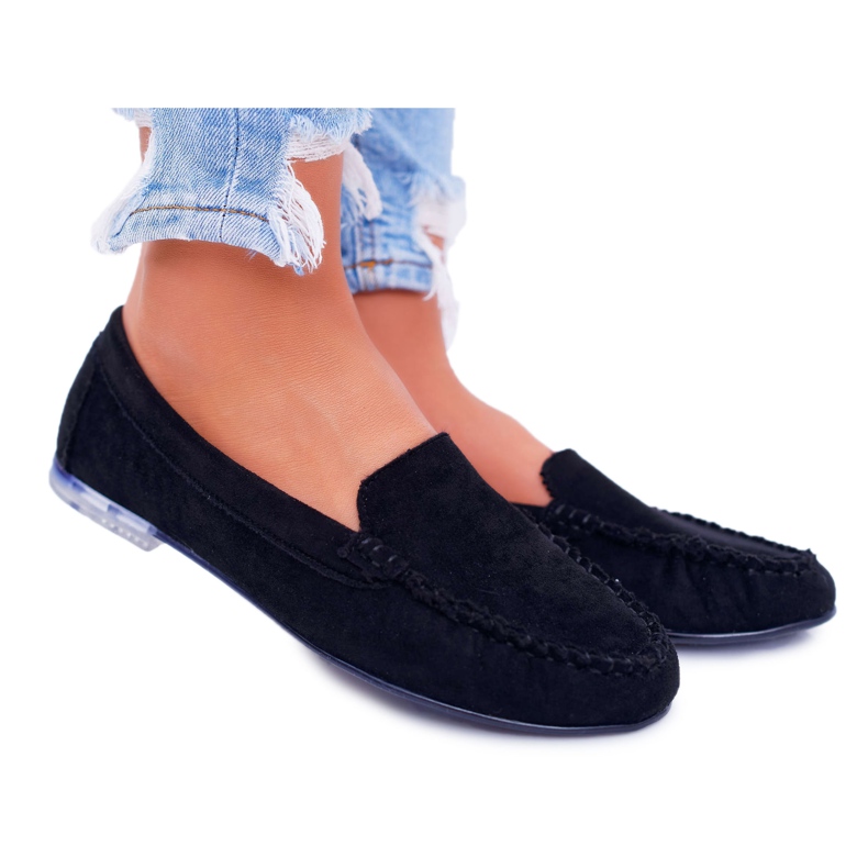 Mocassim feminino Sergio Leone camurça preto winted