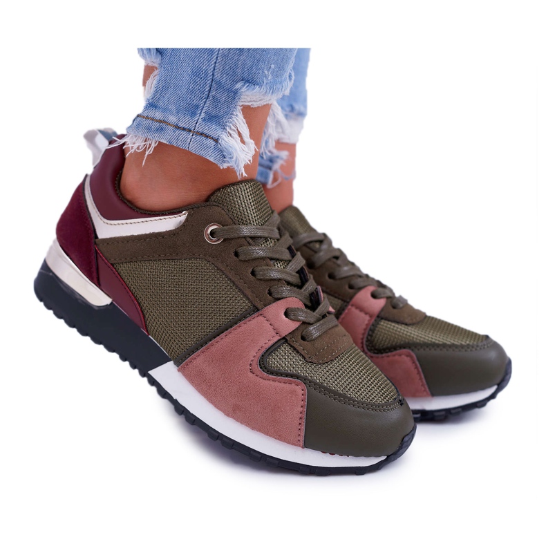 FRJ Calçados Esportivos Femininos Verde Merido multicolorido