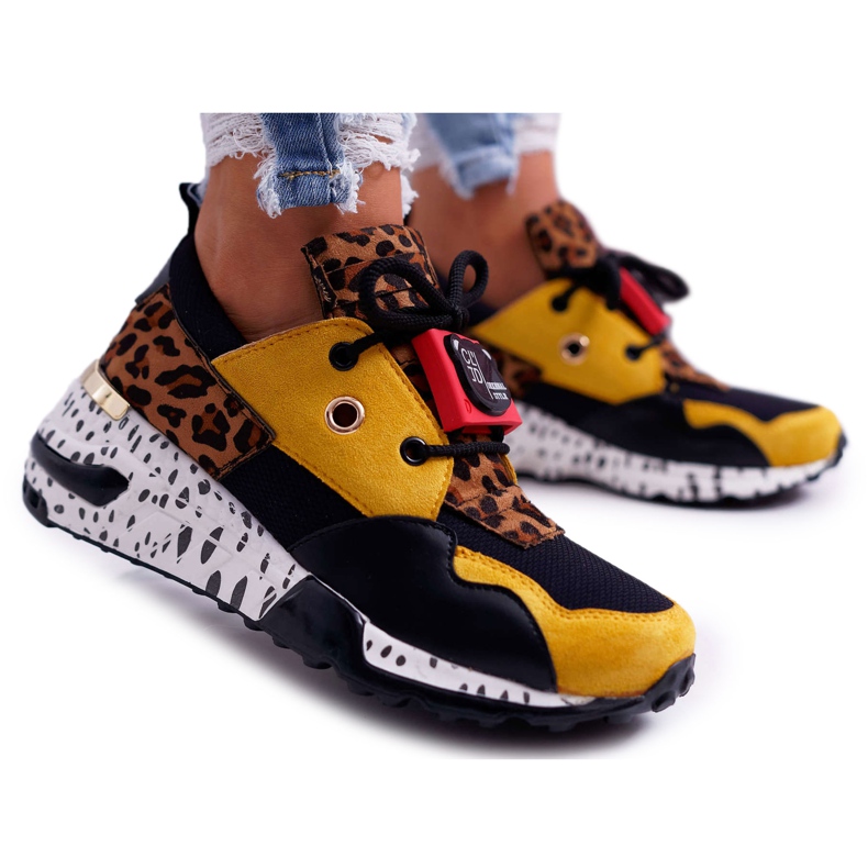 Vices Sapatos esportivos femininos Vícios Yellow Million Razões amarelo