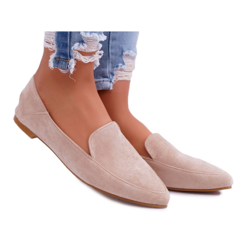 Mocassins femininos Lu Boo Beige Magnus bege