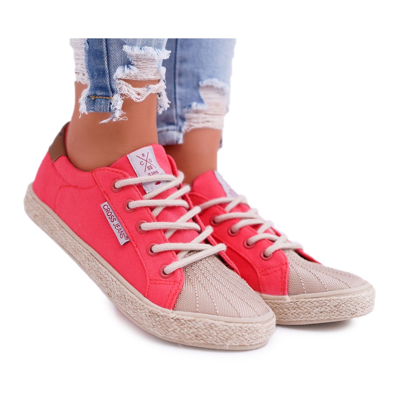 Tênis feminino Cross Jeans rosa DD2R4096