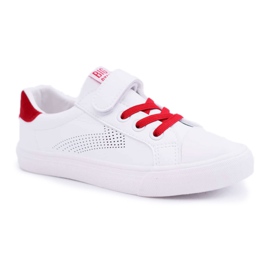 Big Star Tênis infantil estrela grande com velcro branco DD374106 ['branco']