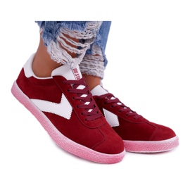 Sapatas esportivas femininas Big Star Red DD274298 vermelho