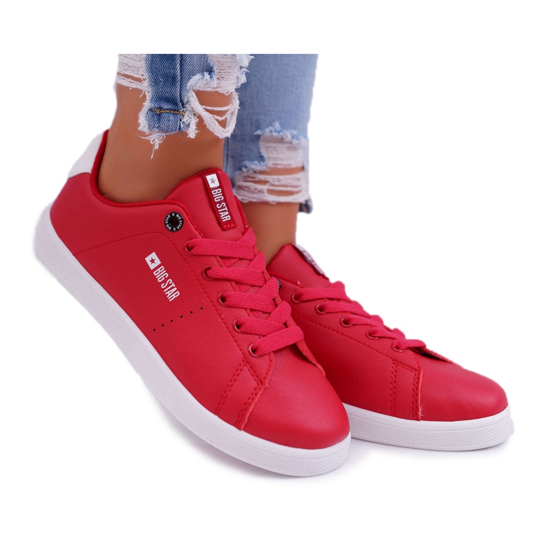 Tênis feminino Big Star Red DD274220 vermelho
