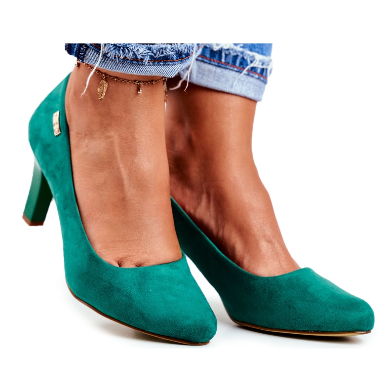 Sergio Leone Mulher Bombas Verde Camurça Orsola