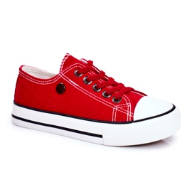 EVE Tênis infantis Red Justika vermelho