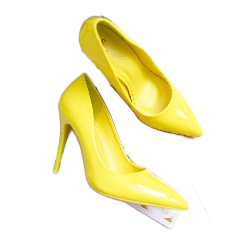 SEA Salto alto feminino Yellow Lemon Yanna amarelo
