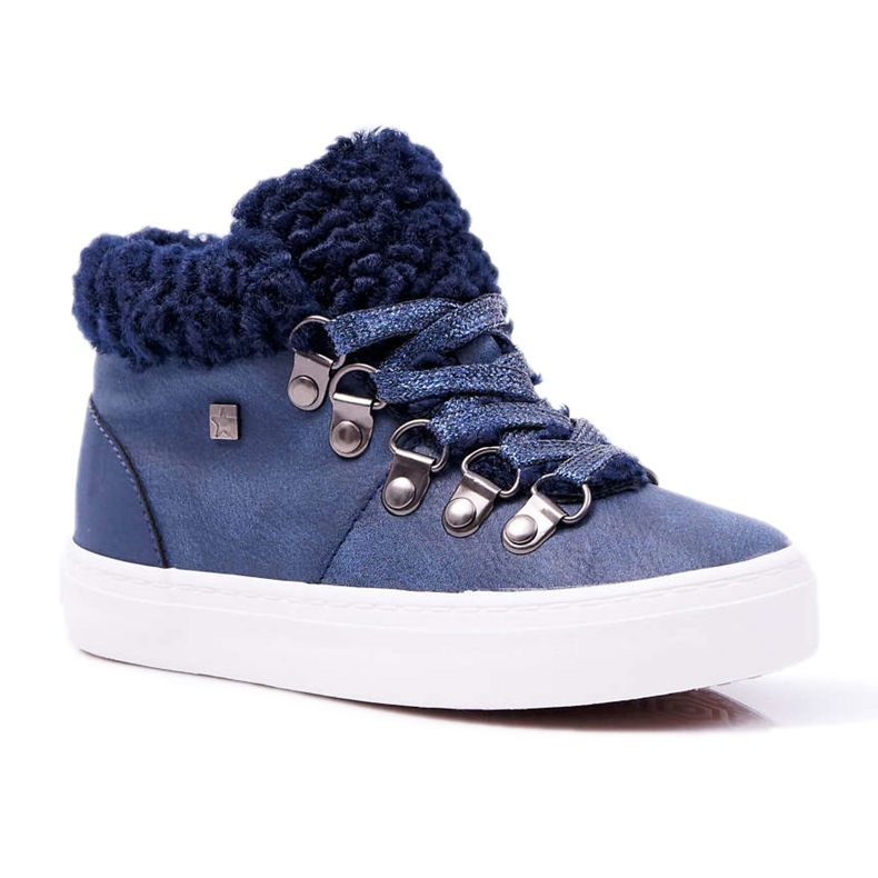 Big Star Crianças meninos meninas sapatos meninas grande estrela azul marinho EE374018
