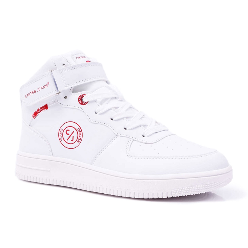 Tênis feminino cross jeans alto branco EE2R4145C