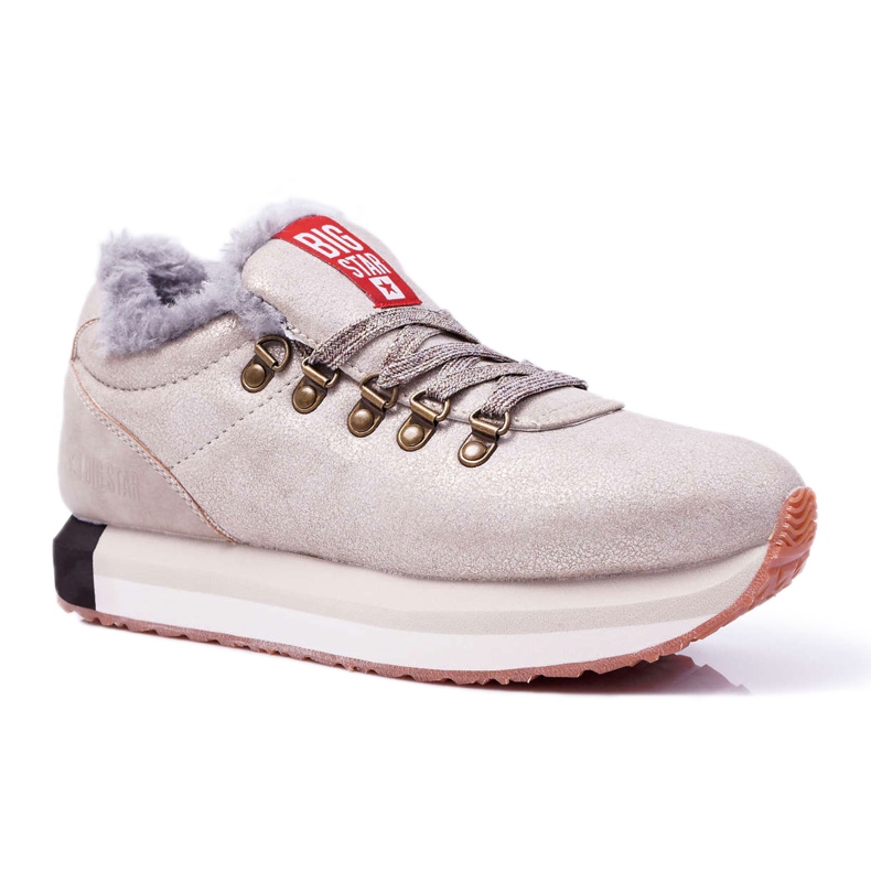 Sapatas esportivas femininas Big Star Beige EE274732 bege