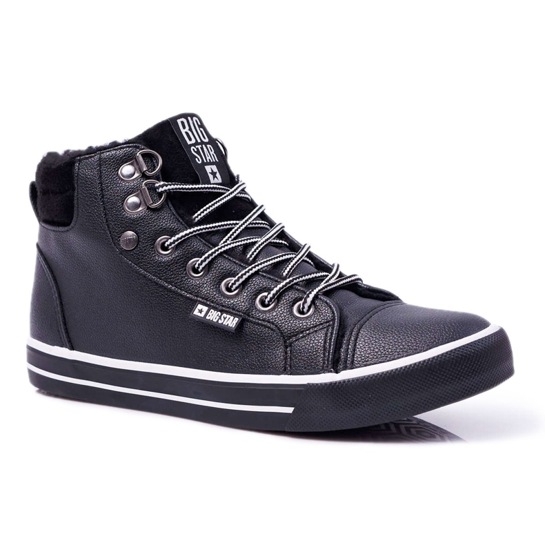 Tênis feminino Big Star High Black Warmed EE274410 preto