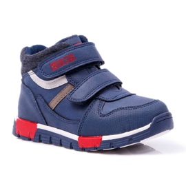 Sapatos infantis para menino, tênis Big Star azul marinho EE374065 azul-marinho