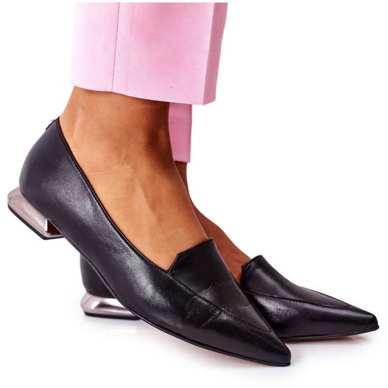 Brogues feminino Laura Messi Black 2074 preto