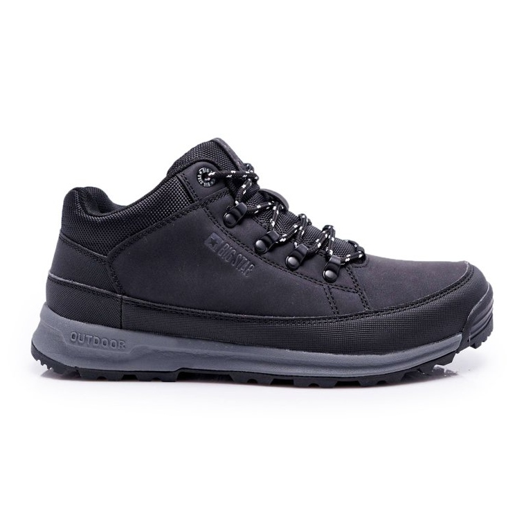 Sapatos de trekking juvenil Big Star High Outdoor Black EE274816 preto