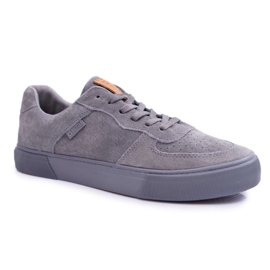 Sapatilhas cinzento Big Star Suede para homem EE174365 cinza
