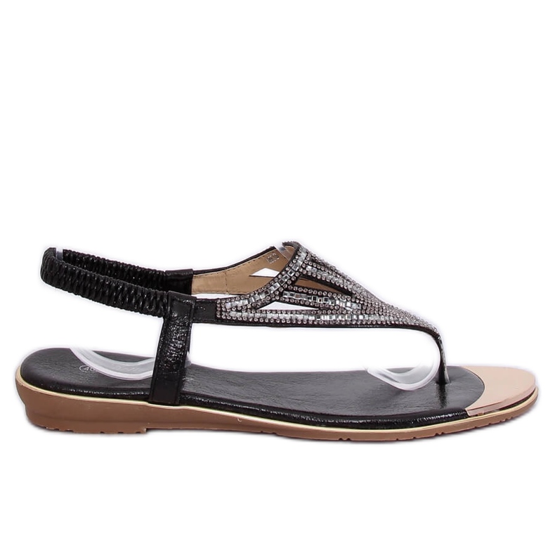 Chinelos decorados com preto M03 Black