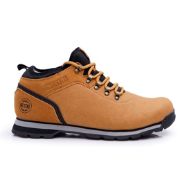 Sapatos de trekking masculino Big Star Camel EE174442 castanho