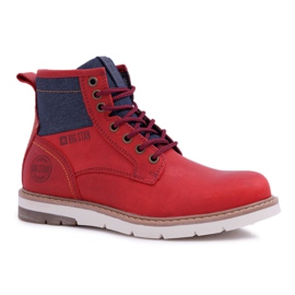 Armadilhas de botas femininas Big Star Couro Borgonha EE274006 vermelho Armadilhas de botas femininas Big Star Couro Borgonha EE274006 vermelho