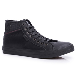 Sapatilhas de cano alto Big Star Black Men EE174102 preto