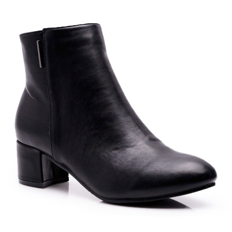 EVE Botas pretas femininas no salto quente Fiorelli preto