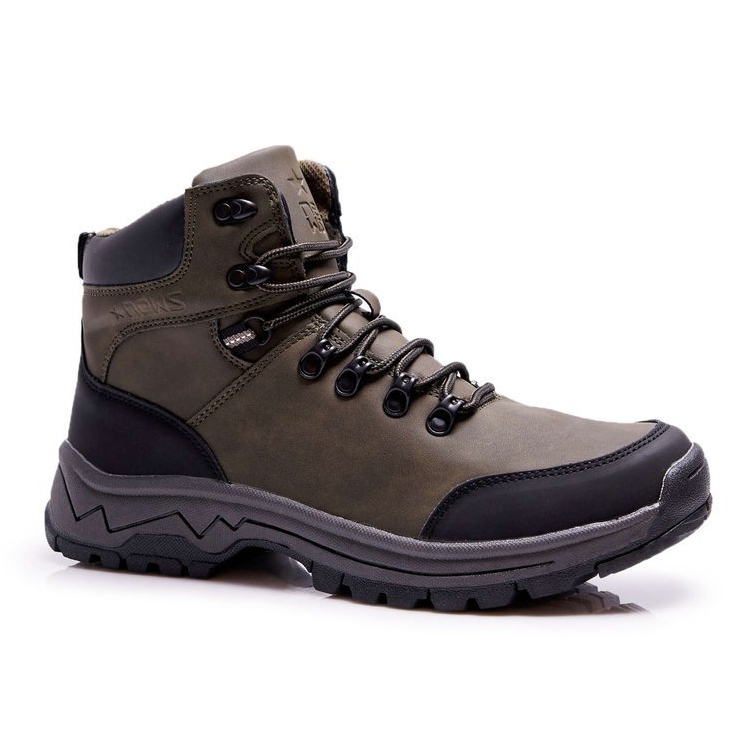 EVE Tênis de trekking quente masculino Khaki Derex cáqui