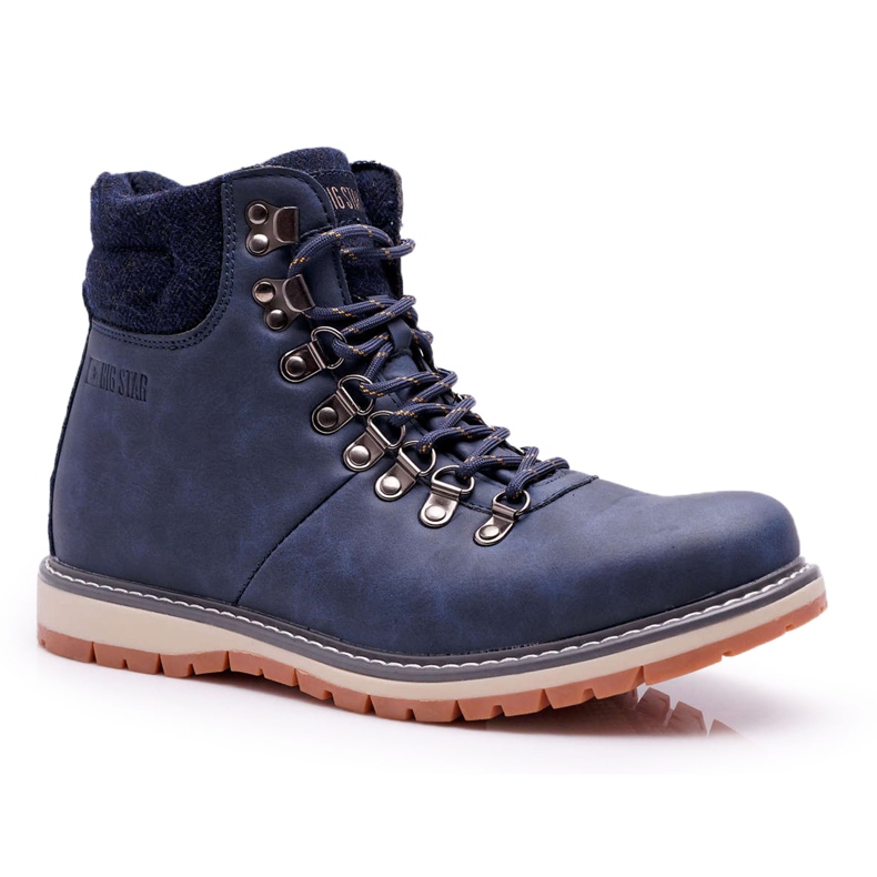 Armadilhas masculinas Big Star Navy Blue EE174403 azul marinho