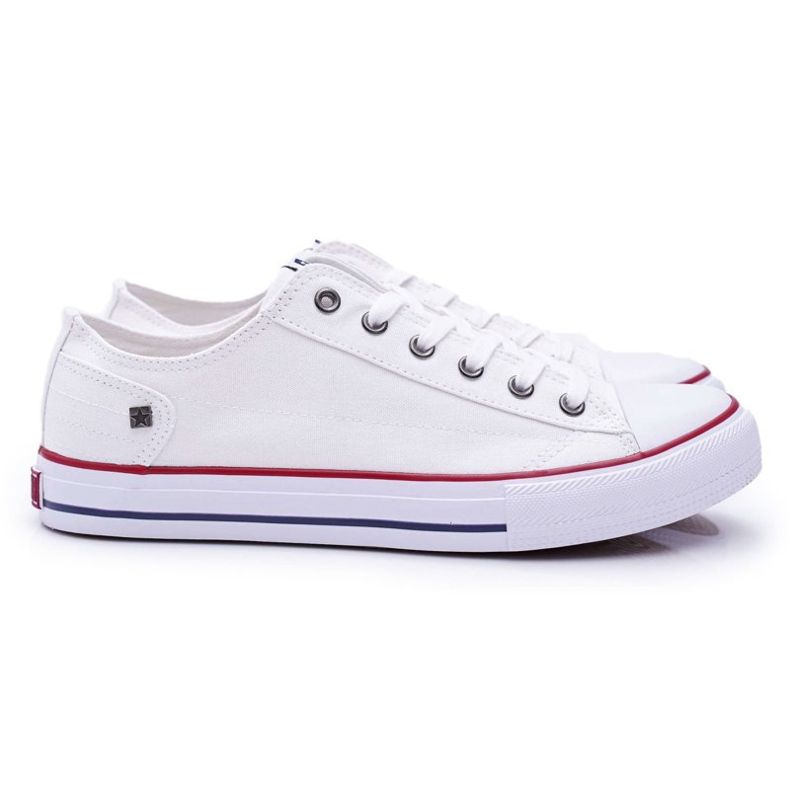 Tênis masculino baixo Big Star White DD174271 branco
