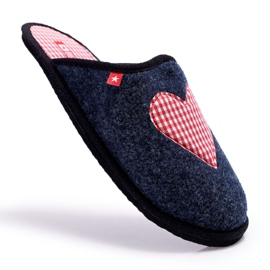 Chinelos femininos para casa, Big Star, azul marinho D267800A azul-marinho