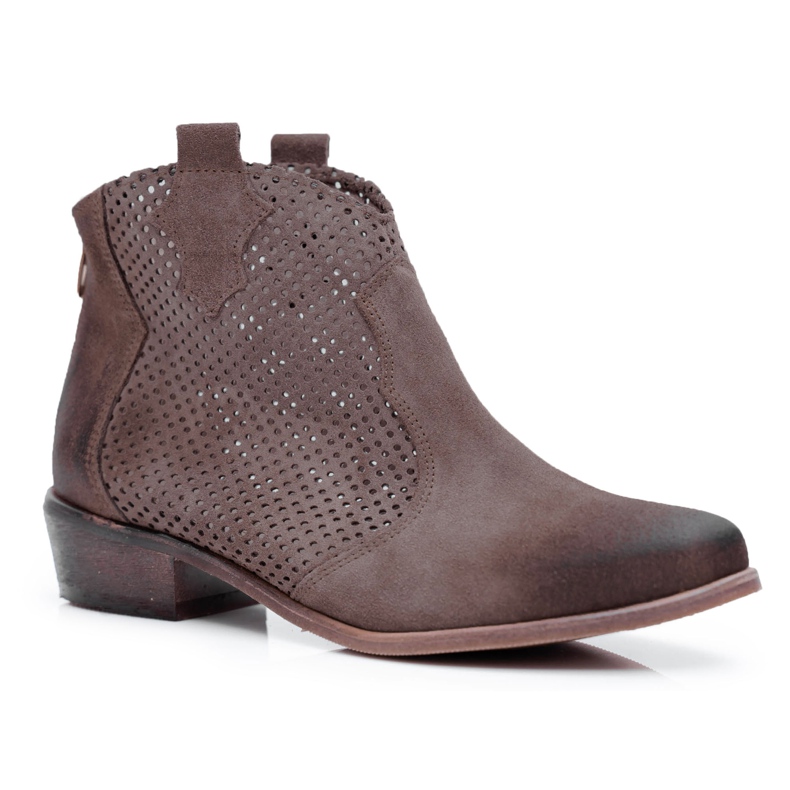 Exquisite Botas femininas de veludo bege requintado 1166