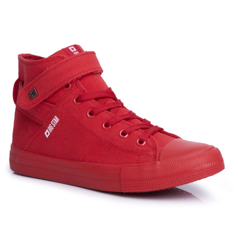 Tênis feminino Big Star Red FF274580 vermelho