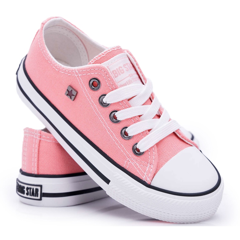 Tênis infantil Big Star Salmon FF374204 ['rosa'] rosa