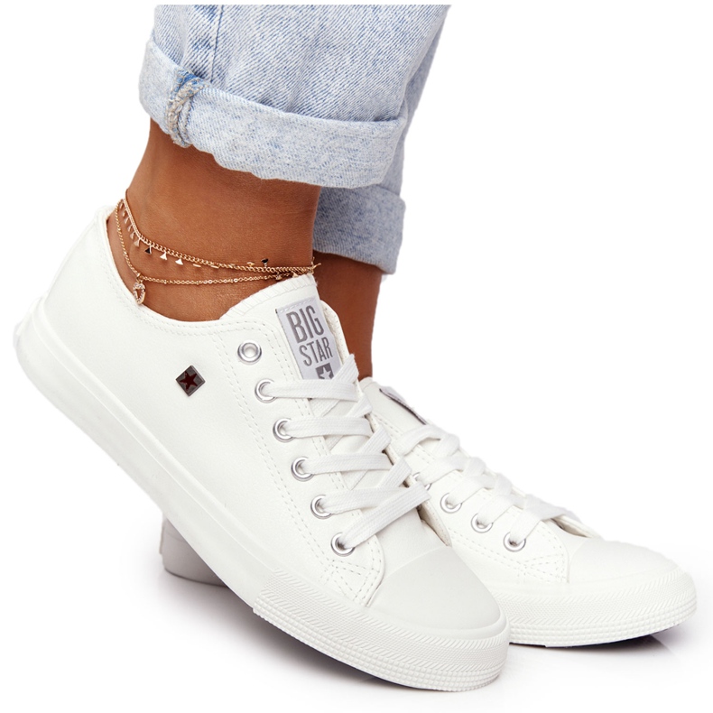 Tênis feminino Big Star White V274869 branco