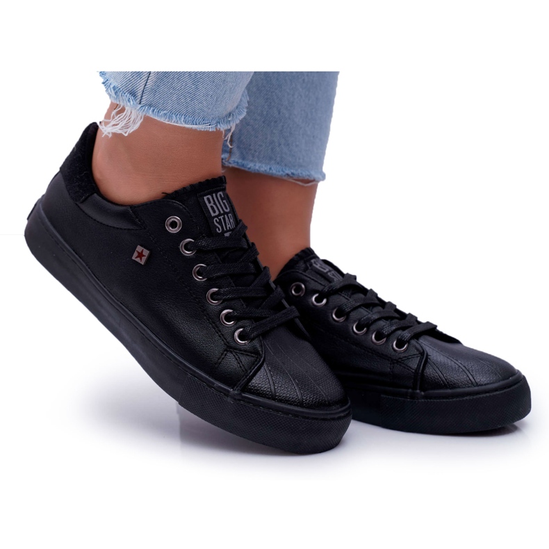 Sapatilhas Big Star para mulher Preto BB274032