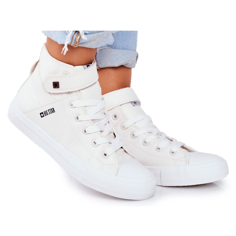 Tênis feminino Big Star White V274541 branco