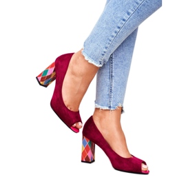 Bombas Femininas Sergio Leone Suede Fuchsia PB135 Be Mine! rosa