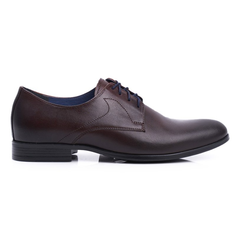Sapatos Brogues Masculinos Casual Nikopol Couro Marrom 1735 castanho